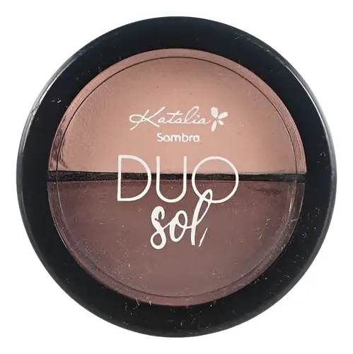 Sombra De Ojos Compacta Duo Sol Katalia Color 18- Marrón
