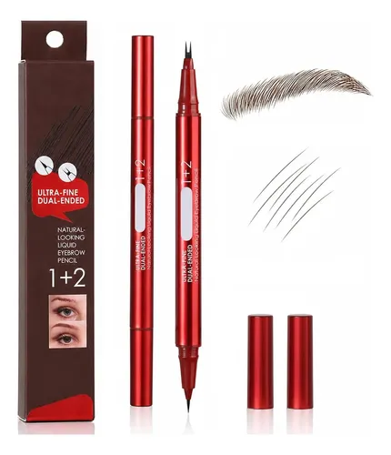 Lápiz Doble Extremo Cejas Moomarto 01 Dark Brown