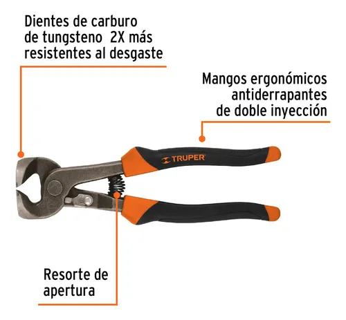 Tenaza Para Cortar Azulejo Truper 200 Mm 8 Pulgadas Truper