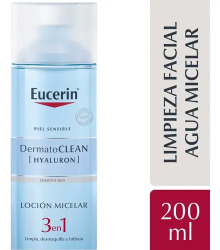 Agua Micelar Eucerin Dermatoclean Hyaluron 3 En 1 200ml