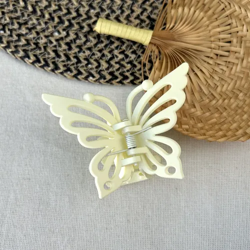 Pack 6 Broches Pinzas Ganchos Para Pelo Mariposa Verano