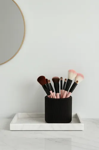 Lapicero Organizador De Brochas Maquillaje Minimalista