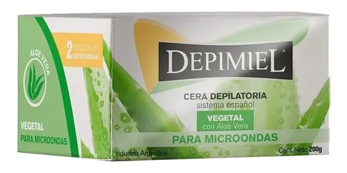 Cera Depilatoria Para Microondas Vegetal Profesional X200