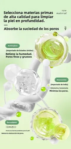 [mascarilla Arcilla Carbón 80g Hidratante 20 Unidades Facial
