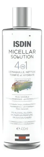 Micellar Solution 4 En 1 Isdin 400 Ml Momento De Aplicación Día/noche Tipo De Piel Todo Tipo De Piel