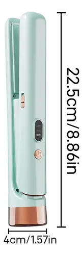 Plancha Rizador Inalámbrico Portátil 1 4000mah Blanco