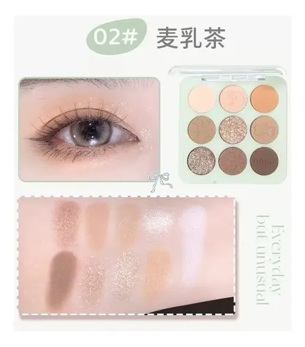 Paleta De Sombra De Ojos Cutie Magic X9 Colores Novo