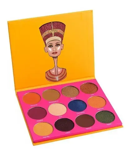 Paleta de Sombras The Nubian 2 Juvia’s 12 Colores Mate y Brillante