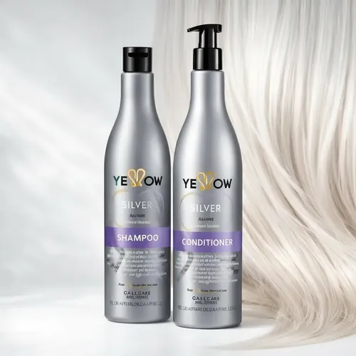 Kit Yellow Silver Shampoo Y Acondicionador Matizador