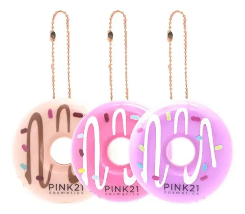 Balsamo Labial Hidratante Lip Balm Donut Lover Pink 21