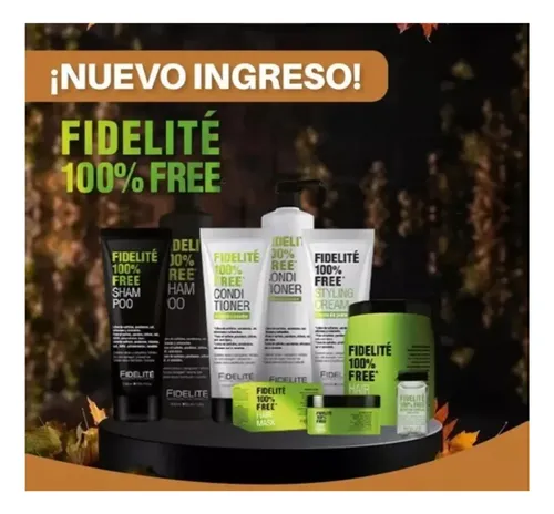 Shampoo 900ml+acond 900ml+mascara+crem Peinar Fidelite Free