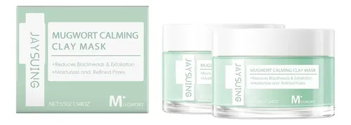 Mascarilla De Arcilla Con Artemisa 55g *2 | Limpieza ^.^