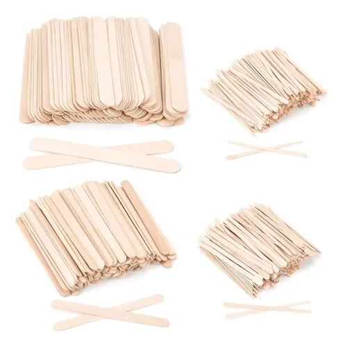 1000 Palitos De Madera Para Depilación Cuerpo Y Rostro