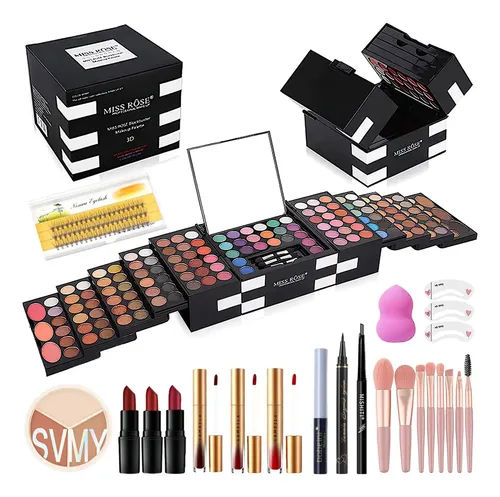 Set Paleta De Maquillaje 148 Colores Miss Rose Para