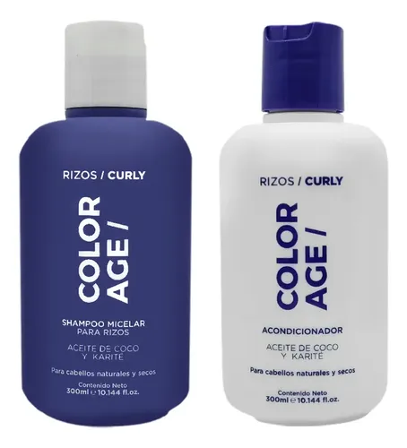 Kit Color Age Rizos Shampoo + Acond. + Cepillo Flexible