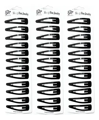 Blíster X12 Hebillas Tic Tac Para El Cabello Pelo Mayorista