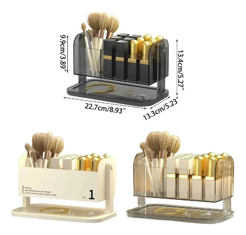 Caja De Almacenamiento De Brochas De Maquillaje Para Color B