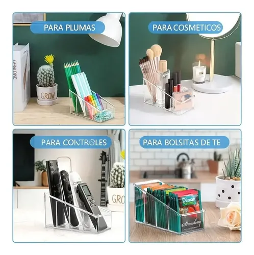 Organizador Acrilico Multiuso Control Remoto Cosmeticos