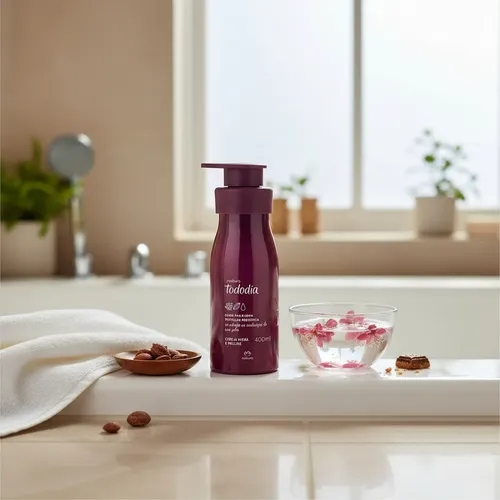 Crema Para El Cuerpo Tododia Cereza Negra Y Praliné – 400 Ml