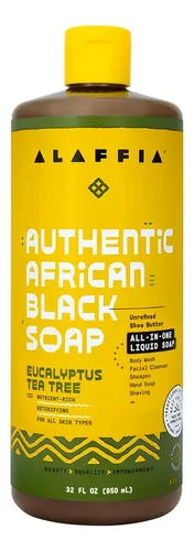 Cuidado De La Piel Alaffia Jabón Negro Africano 946ml Con M
