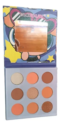 Paleta De Maquillaje Sombras Chicas Superpoderosas 9 Colores