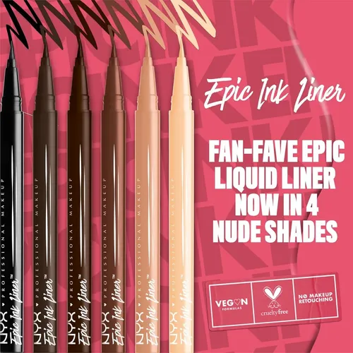 Delineador Waterproof Nyx Epic Ink 1 Ud Marrón