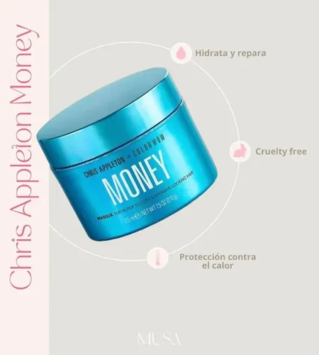 Máscara WOW Money by Chris Appleton para Hidratación Profunda y Brillo
