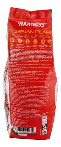 Cera Dura Waxness Russian Pearl 2 Kg Sin Colofonia Textura