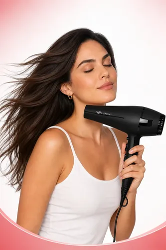 Secador De Pelo Sprint Sp-05 2000w Profesional Con Boquillas