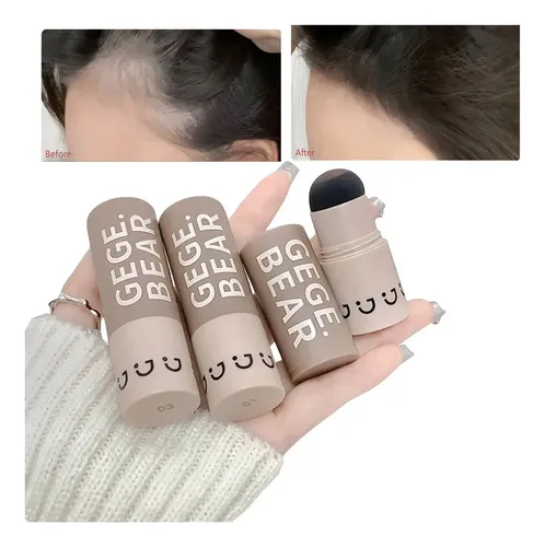 Maquillaje Capilar En Polvo Gege Bear Corrige Fallas Cabello Barba Corrigiendo Líneas Irregulares