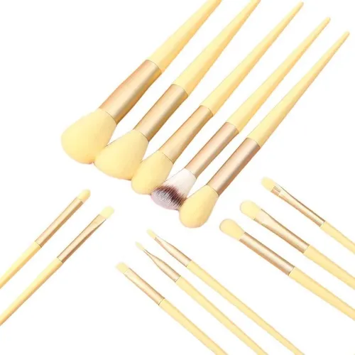 Set 13 Brochas Para Base Polvo Rubor Y Sombras