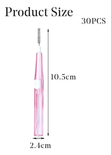 Cepillo De Hilo Dental De 0,5 Mm Para Dientes Y Encías, 30 U