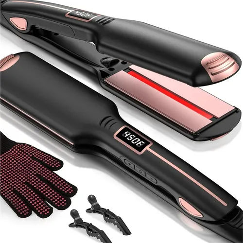 Plancha De Pelo Lcd Infrarroja Profesional