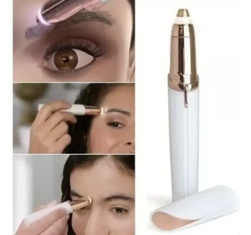 Depiladora Inalámbrica Flawlbss Cejas Portátil Recargable Blanca
