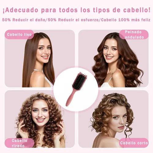 Para Bounce Curl Brush, Define El Estilo Rizado Con Un Peine