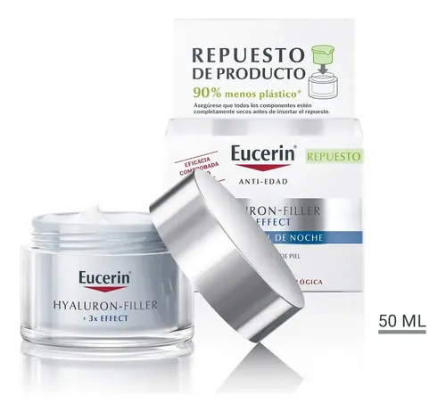 Refill Eucerin Hyaluron Filler Crema Facial Noche Repuesto