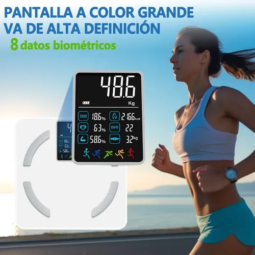 Bascula Digital Inteligente Corporal 8 Electrodos Bluetooth