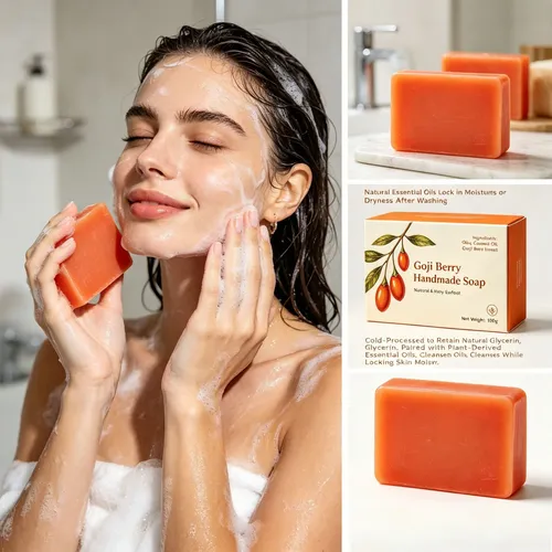 Jabón Facial Corporal Bayas De Goji Limpiador Piel 100g