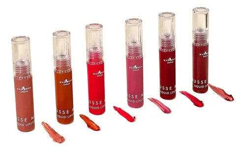 Labial Líquido Italia Deluxe Mate Larga Duración Color 02 Cocoa