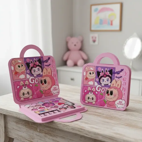 Paleta O Kit Estuche De Maquillaje Labubu Para Niña Spa