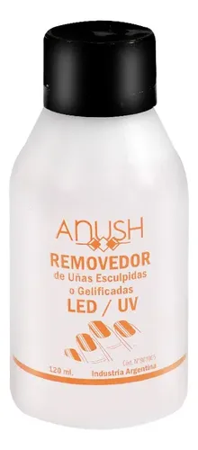 Removedor De Esmalte Semipermanente X120ml Anush