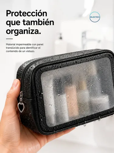 Set De 3 Neceseres Portacosméticos Impermeables Multiuso