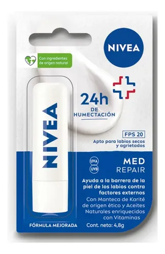 Protector Labial Nivea Derma Care Fps20 4,8g