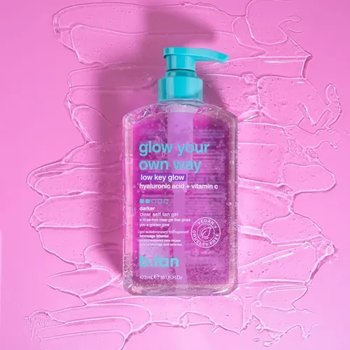 Gel Autobronceador B.tan Dark Clear Que Brilla A Tu Manera,