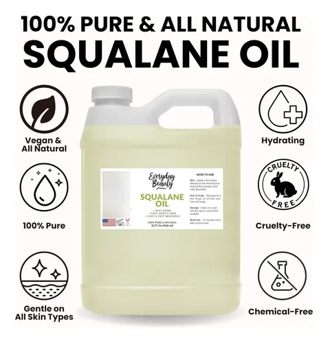 Aceite De Escualano Para Belleza Diaria, 946 Ml, 100% Puro Y N Sin Aroma