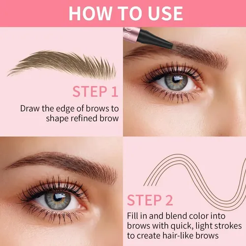 Lápiz Cejas W3w 4 Ramas Marrón Oscuro