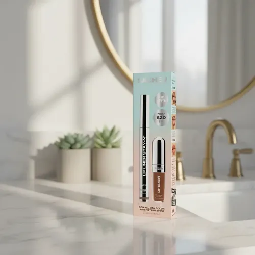 Sacheu Kit Delineador Labial Peel Off Hey-zel Y Nude Gloss