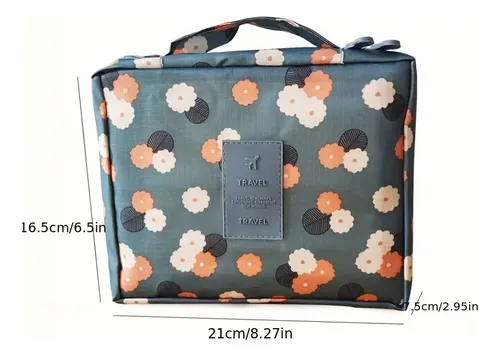 Bolsa De Aseo Impermeable Para Mujer, 1 Funda De Maquillaje