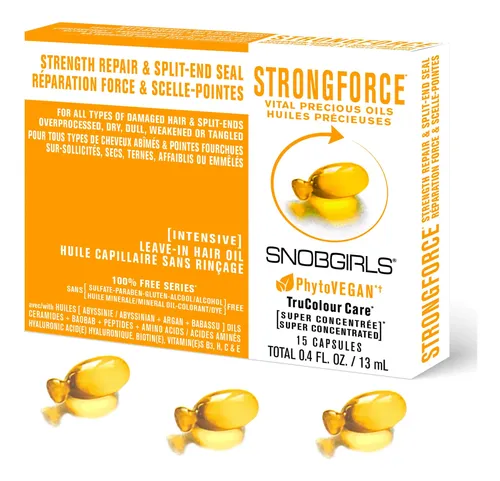 Cápsulas De Aceite Capilar Snobgirls Strongforce Strength Re