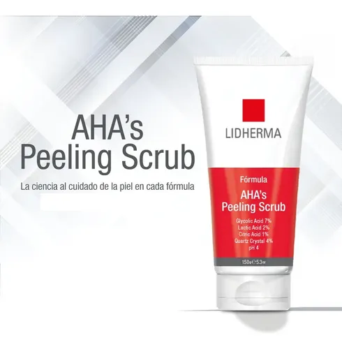 Aha´s Peeling Scrub Con Glicolico Lactico Citrico Lidherma